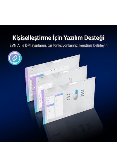 Philips EVNIA Serisi SPK9618 Kablosuz Bluetooth Dual Mod 26000DPI 6 Tuşlu Optik Oyuncu Mouse Siyah