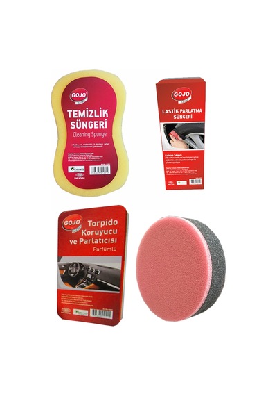 Gojo Sünger Temizlik Seti 4 Parça