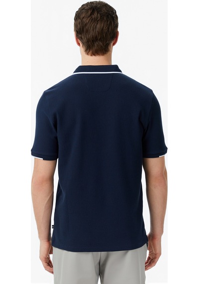 Nautica Erkek Lacivert Regular Fit Polo Yaka T-shirtdüzk65348t