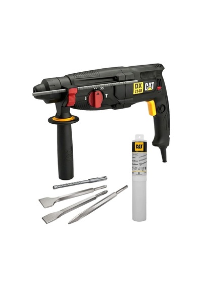 Dx2140.1 800watt 3.0j 26mm Sds-plus Profesyonel Kırıcı/delici + 1 Ad Delici 3 Ad Kırıcı Uç