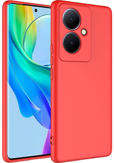 Zore Vivo V29 Lite 5g Kılıf Msra Mara Lansman Kapak - Kırmızı Kırmızı