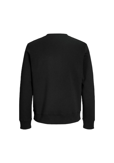 Jack & Jones Jack&jones 12298426 Jjrush Sweat Crew Neck Sn Black Erkek Sweatshirt Siyah