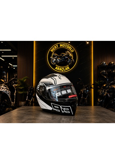 Jıekaı Jk902 H3 Çene Açılır Motosiklet Kaskı Beyaz