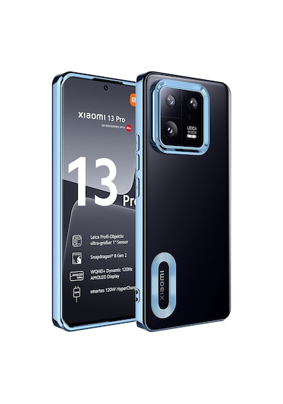 Xiaomi Mi 13 Pro Kılıf Kamera Korumalı Logo Gösteren Zore Omega Kılıf