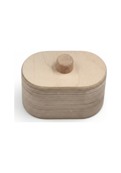 Ahşap Takı Ve Makyaj Organizeri Dekoratif Saklama Kutusu Oval Organizer