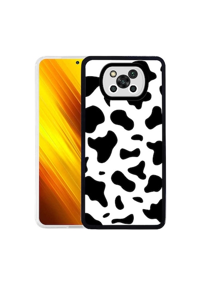 Zore Poco X3 Kılıf Nvth M-fit Desenli Kapak - Cow No1