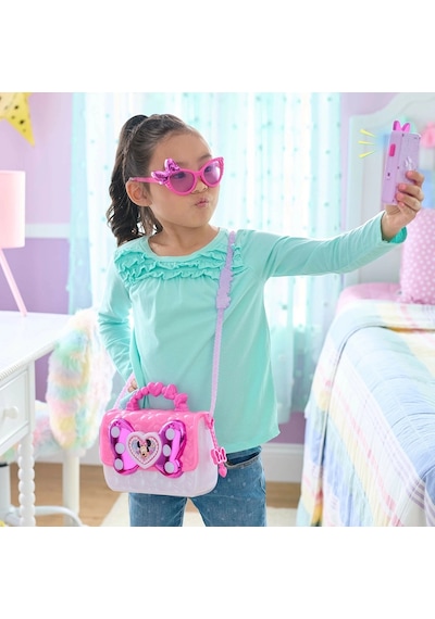 Minnie Mouse Kurdele Çanta Seti Pembe