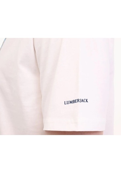 Lumberjack 5m Ml Chen 11hl1004 5fx Erkek Günlük Tişört 102012706 Beyaz Beyaz