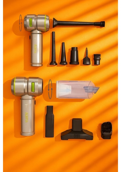 80.000 Rpm Süper Güçlü Kablosuz Süpürge 4 Ü 1 Arada Toz Alma, Hava Üfleme, Pompa & Hava Temizleme - 744792558