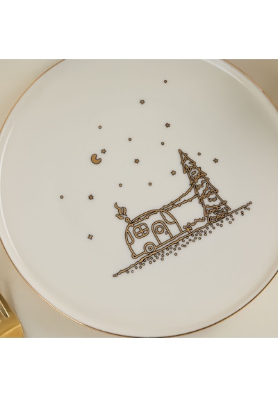 Aryıldız New Year Feast Pasta Tabağı 21 Cm Çok Renkli