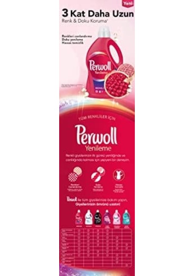 Geliştirilmiş Renkli Sıvı Çamaşır Detarjanı 1485 Ml 0.75 LT - 2.5 LT - 12 KG