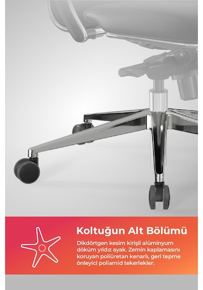 Samurai Ergonomik Koltuk Bel Destekli, Tekerlekli, Yükseklik Ayarlı, Deri Makam Koltuğu -2d7.4.1.61 Çok Renkli Samurai Ergonomik Koltuk Bel Destekli, Tekerlekli, Yükseklik Ayarlı, Deri Makam Koltuğu -2d7.4.1.61 Çok Renkli