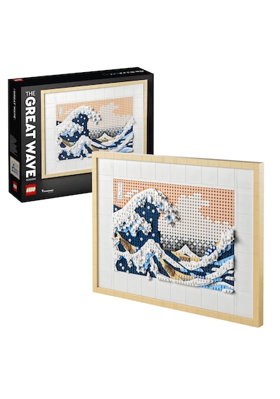 LEGO® Art Hokusai – Büyük Dalga 31208 - Yetişkinler için Koleksiyonluk Kanvas Tablo Yapım Seti (1810 Parça)