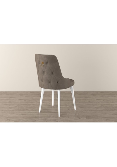 Mona Beyaz 80x132 Açılabilir Mdf Masa Yemek Odası Takımı, Mutfak Takımı 6 Adet Sandalye Beyaz Masa - 6 Cappuccino - Beyaz Ayak Mona Beyaz 80x132 Açılabilir Mdf Masa Yemek Odası Takımı, Mutfak Takımı 6 Adet Sandalye Beyaz Masa - 6 Cappuccino - Beyaz Ayak