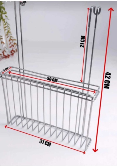 Askılı Metal Kesme Tahtası Düzenleyici Beyaz - Magazinlik Dergi Organizer Metal Beyaz Tr Diğer