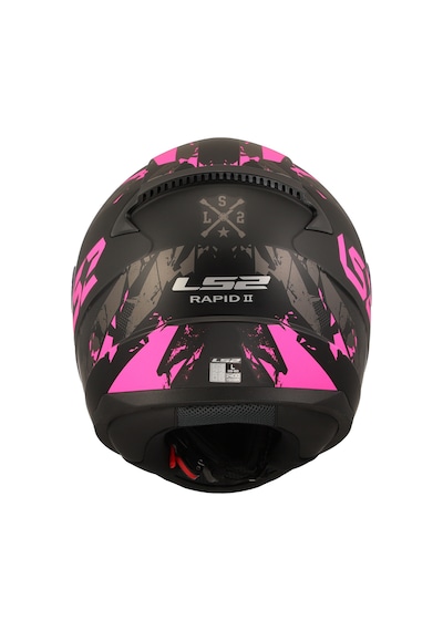Ls2 Rapıd 2 Palımnesıs Mat Siyah-pembe Kask Siyah - Pembe