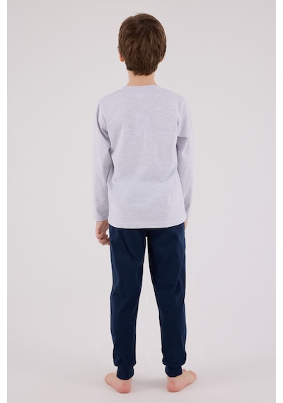 U.S. Polo Assn. U.s. Polo Assn Erkek Çocuk Gri Pijama Takımı Us2206-c-v1