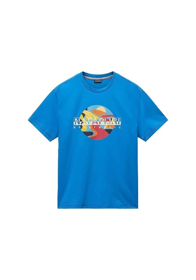 Napapijri S-valdor Ss T-shirt - Np0a4ıe6b2w1-10435 Mavi