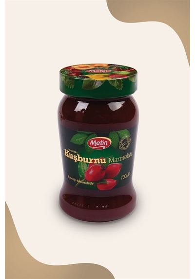 Metin Kuşburnu Marmelatı Cam 700 G