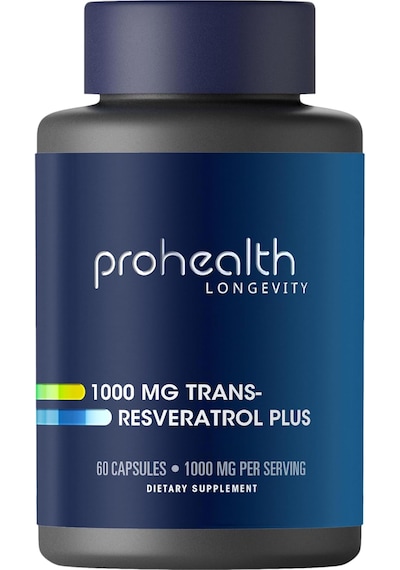 Prohealth Pure Trans Resveratrol Plus Quercetin Red Wine & Green Tea Extract Healthy Aging 1000mg 60 Caps Aromasız