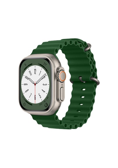 Watch 42mm Ocean Kordon - Koyu Yeşil