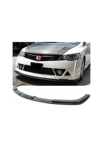 Honda Civic Fd6 Rr Ön Lip Ön Ek 2006-2011 Mugen St Parlak  Siyah