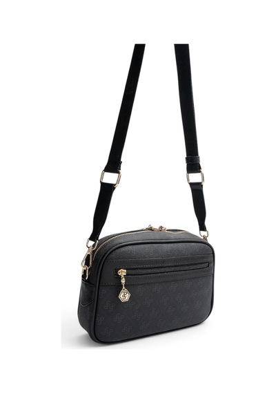 Silver & Polo Silver Polo Siyah - Siyah Monogram Kadın Çapraz Çanta Sp1297