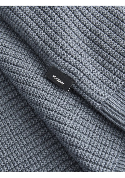 Jack & Jones Jprblaconnor Knıt Crew Neck Mavi