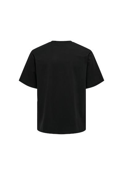 Only & Sons Erkek Onscurated Bisiklet Yaka %100 Pamuk T-shirt 22030925 Siyah SIYAH Siyah