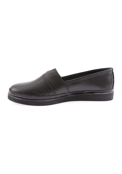 Dgn 535-23y Kadin Lazerli V Tokali Lastik Detayli Comfort Ayakkabi 535-2111-R1534 Siyah