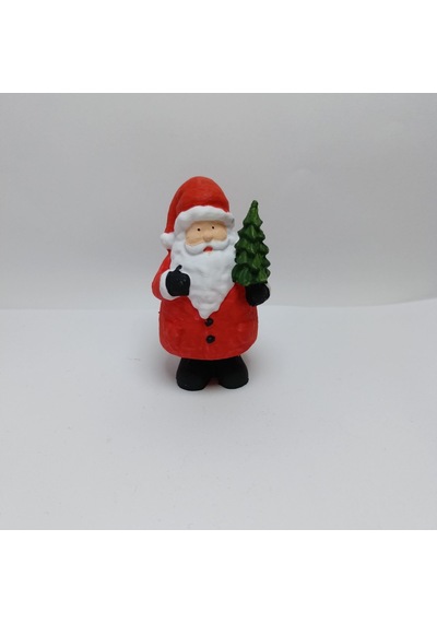 Çam Ağaçlı Noel Baba - Teraryum Malzemesi