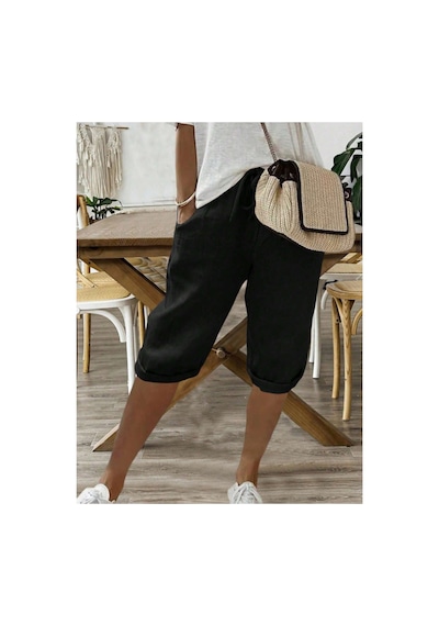 Cool Tarz 3lü Set Siyah-beyaz-lacivert Kadın Beli Lastikli Rahat Kesim Kapri Şort Siyah - Beyaz - Lacivert Siyah - Beyaz - Lacivert Cool Tarz 3lü Set Siyah-beyaz-lacivert Kadın Beli Lastikli Rahat Kesim Kapri Şort Siyah - Beyaz - Lacivert Siyah - Beyaz - Lacivert
