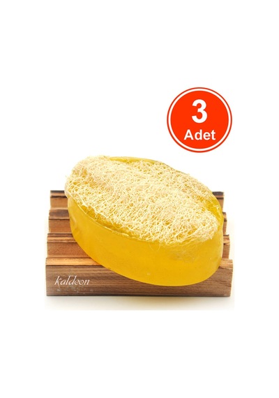 Kabak Lifli El Yapımı Doğal Limon Çiçeği Sabunu 120 G x 3 Adet