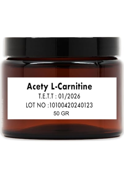 Acetyl L-carnıtıne Hcl Asetil L-karnitin Hcl Toz Hammadde 50...