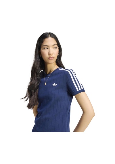 Ks9992-k Adidas Pstrıpe Ss Tee Kadın T-shirt Mavi Ks9992-k