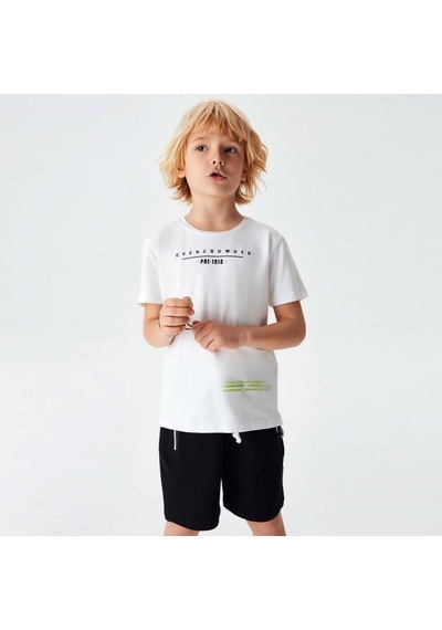 Xo Kids P-003937 Nk 62701 Erkek Fırst Şort 8-14 Yaş Antrasit - Yeşil