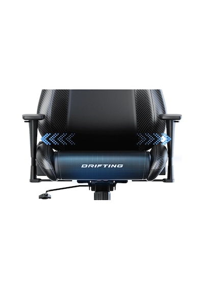 Drifting Seri Soğutucu Jel Köpük Başlığı,basınç Hafifletici Bel Desteği, 3d Ergonomik Kol Dayama Oyu Siyah