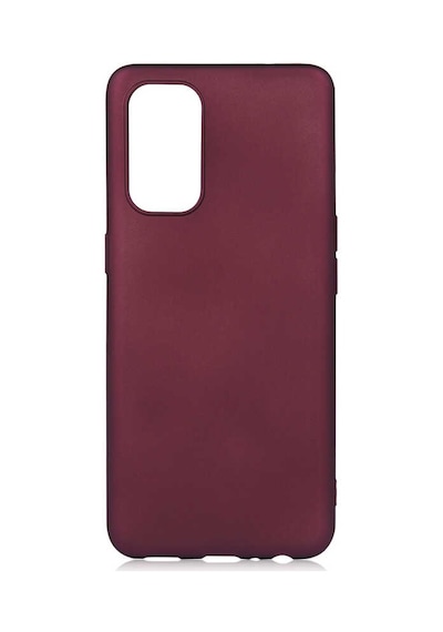 Oppo Reno 5 5g Kılıf Zore Premier Silikon Kapak Mürdüm
