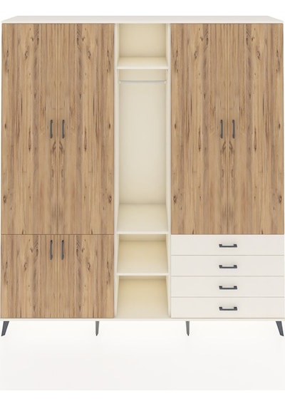 Hyperion Dolap 14 Raflı 4 Çekmeceli Tek Askılı 220x44x243 Aytaşı-çam/aytaşı Atlas Çam/aytası Hyperion Dolap 14 Raflı 4 Çekmeceli Tek Askılı 220x44x243 Aytaşı-çam/aytaşı Atlas Çam/aytası