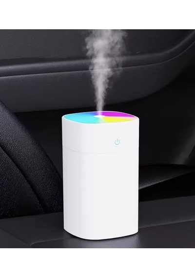 Led Işıklı Ultrasonik Hava Nemlendirici 400 Ml Sessiz Usb Aromaterapi Humidifier Ev Ofis Araç