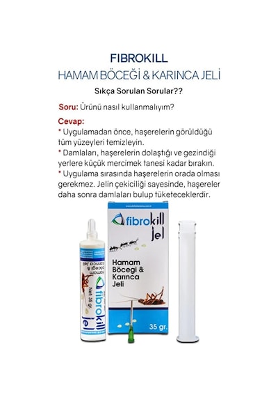 Hamam Böceği Ve Karınca Jeli 35gr