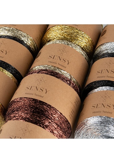 Premium 320 M Simli Metalik Ip Parlak Çanta Rafya Supla Ip Metalik Bükümlü Ip 250 Gr Standart