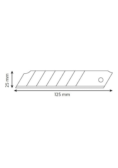 VIP-TEC VT875125 Ağır Sanayi Maket Bıçağı (Plastik Gövde) 25 mm
