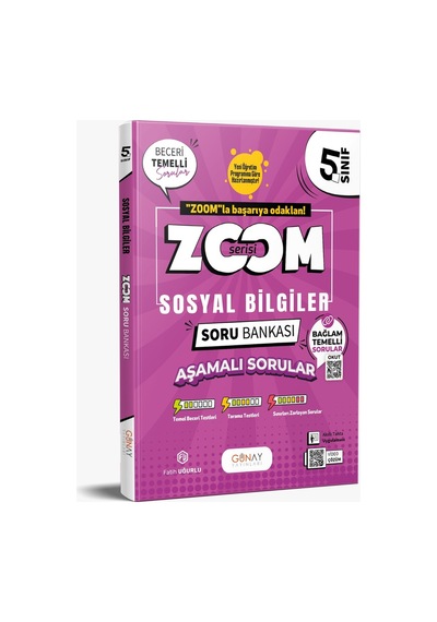 Günay Yayıncılık 5. Sınıf Zoom Sosyal Bilgiler Soru Bankası