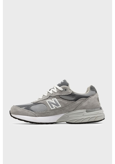 New Balance Deri Karışımlı Logolu Sneaker Ayakkabı Kadın Ayakkabı Wr993gl Gri