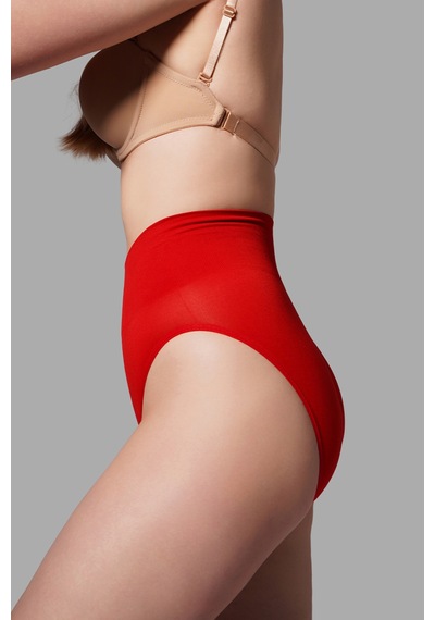 Fit Women Toparlayıcı Yüksek Bel Külot 1010 Kırmızı
