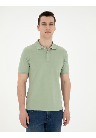 Pierre Cardin Erkek Çağla Tişört Basic 50280754-vr016 Çağla