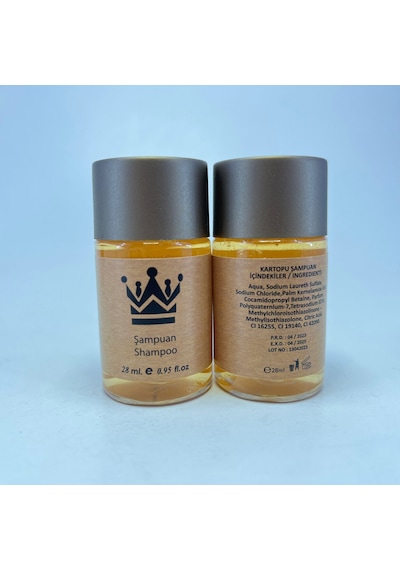Otel Şampuanı Geniş Kapak Kraft 30 Ml - 100 Adet