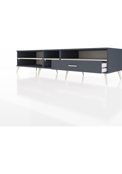 Kronos Tv Ünitesi 3 Raflı Tek Çekmeceli 220x59x51 Antrasit-aytaşı/antrasit Aytası/antrasıt - Antrasıt Kronos Tv Ünitesi 3 Raflı Tek Çekmeceli 220x59x51 Antrasit-aytaşı/antrasit Aytası/antrasıt - Antrasıt