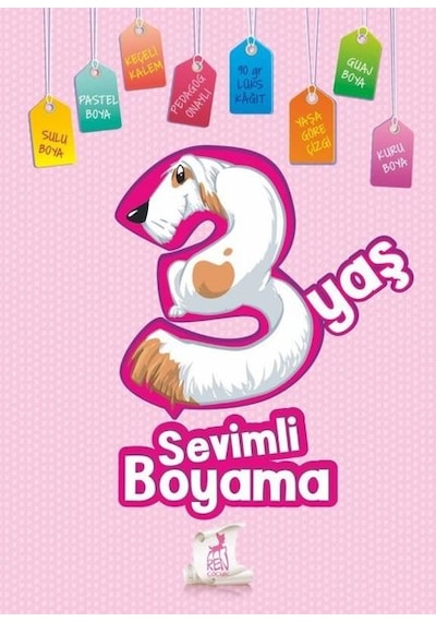Sevimli Boyama 3 Yaş- Ren Kitap